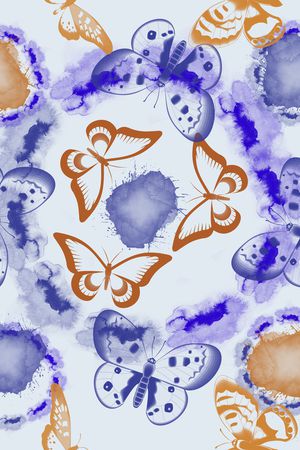 水彩印花华亿平台图片