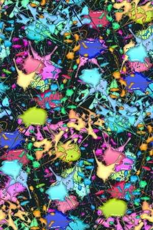 抽象男装印花华亿平台图片