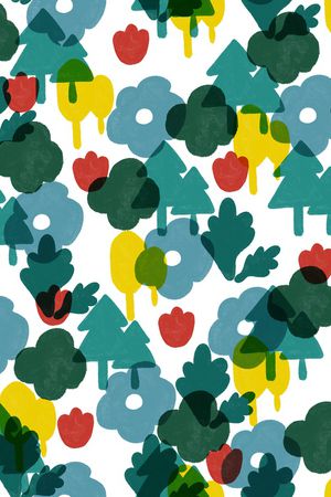 彩底花卉印花华亿平台图片