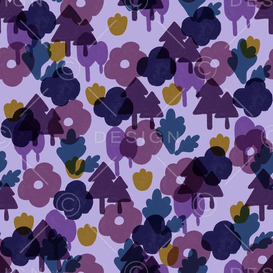 彩底花卉印花华亿平台图片