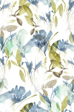 抽象花卉印花华亿平台图片