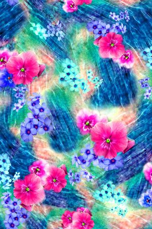 水彩肌理底纹背景印花华亿平台图片