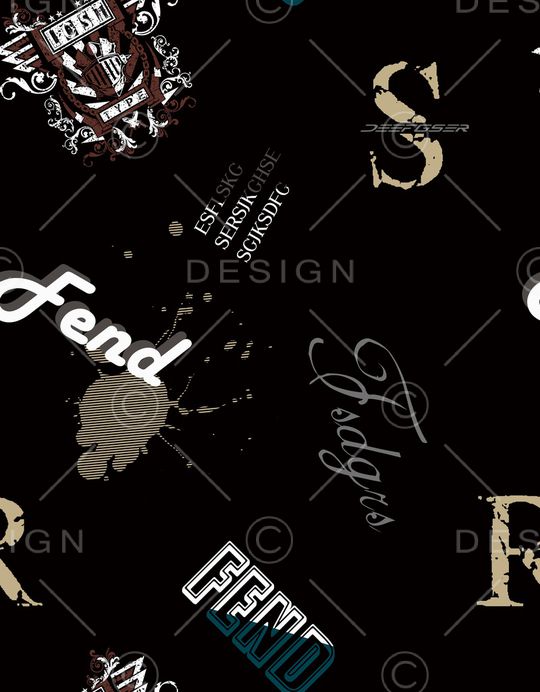 字母印花华亿平台图片