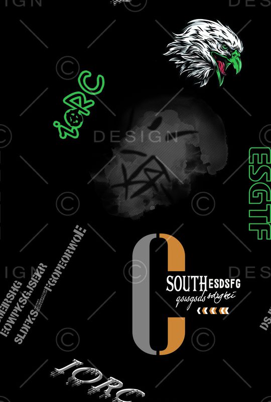 字母印花华亿平台图片