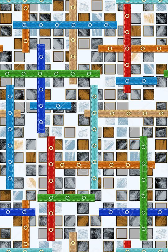 格子印花华亿平台图片