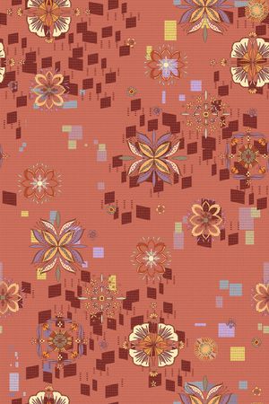 几何印花华亿平台图片