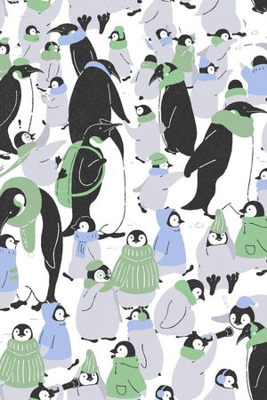 企鹅印花华亿平台图片