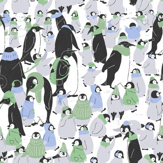 企鹅印花华亿平台图片