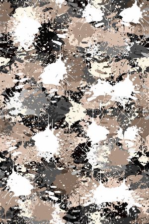 抽象男装印花华亿平台图片