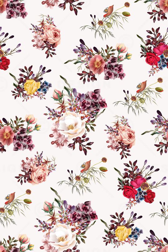 玫瑰花印花华亿平台图片