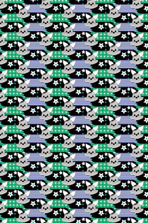 线条印花华亿平台图片