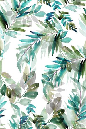 绿植树叶印花华亿平台图片