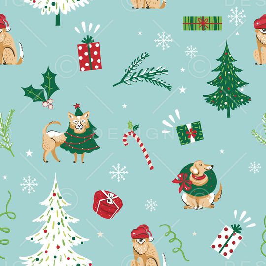 圣诞印花华亿平台图片