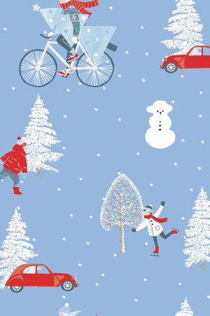 圣诞印花华亿平台图片