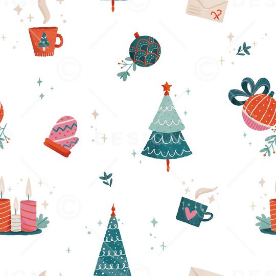 圣诞印花华亿平台图片