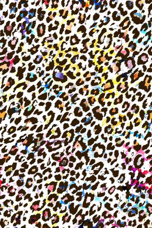 豹纹印花华亿平台图片