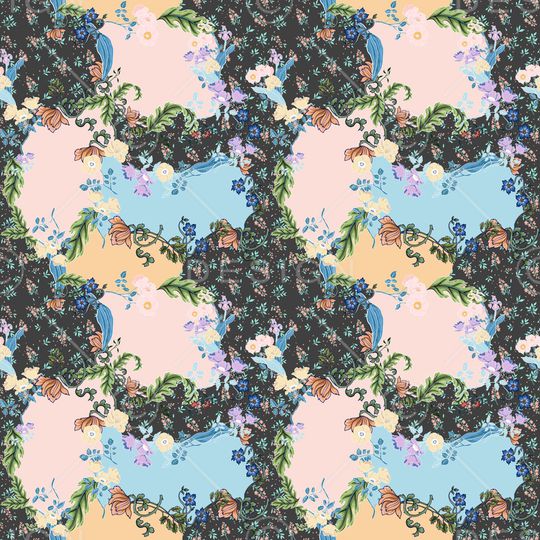 大牌风印花华亿平台图片