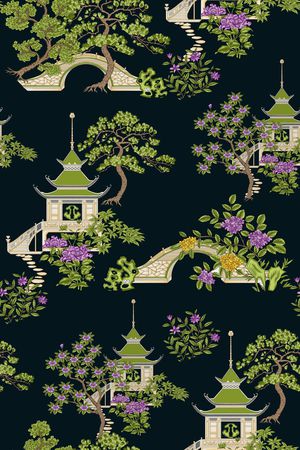 复古印花华亿平台图片