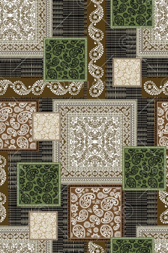 传统纹样印花华亿平台图片