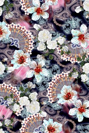 民族风印花华亿平台图片