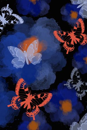 笔触印花华亿平台图片