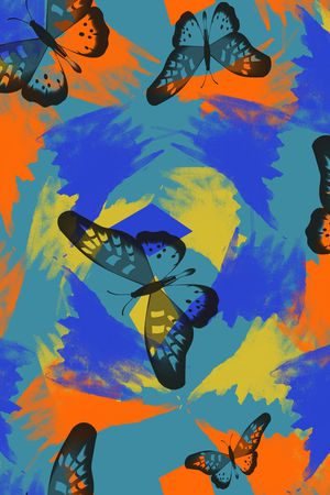 笔触印花华亿平台图片