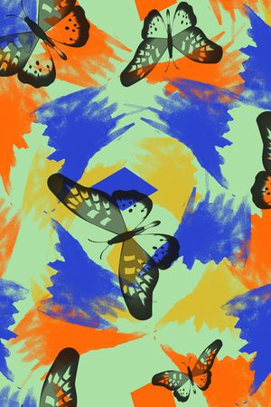 笔触印花华亿平台图片