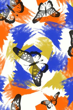 笔触印花华亿平台图片