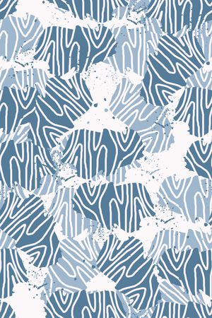 抽象男装印花华亿平台图片