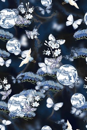 香云纱印花华亿平台图片