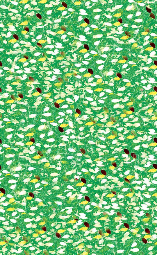 绿植树叶印花华亿平台图片