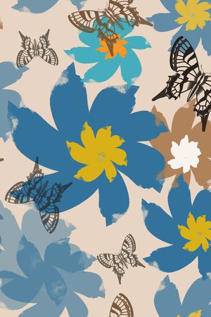 笔触印花华亿平台图片