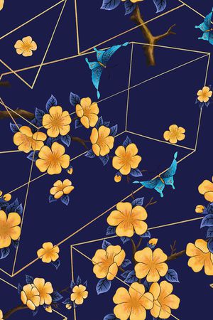 梅花印花华亿平台图片