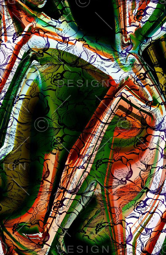 矢量花纹印花华亿平台图片