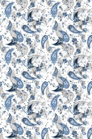 佩斯利印花华亿平台图片