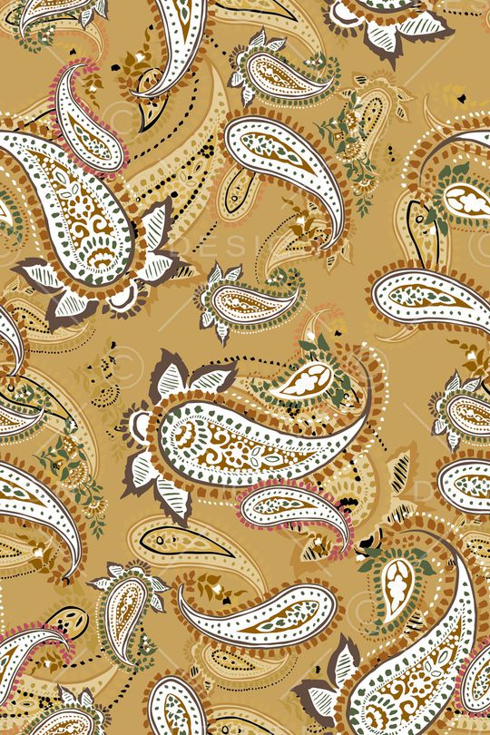 佩斯利印花华亿平台图片