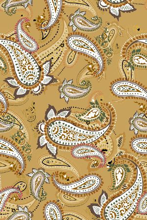 佩斯利印花华亿平台图片