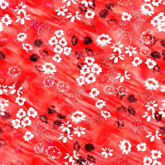 绿植树叶印花华亿平台图片