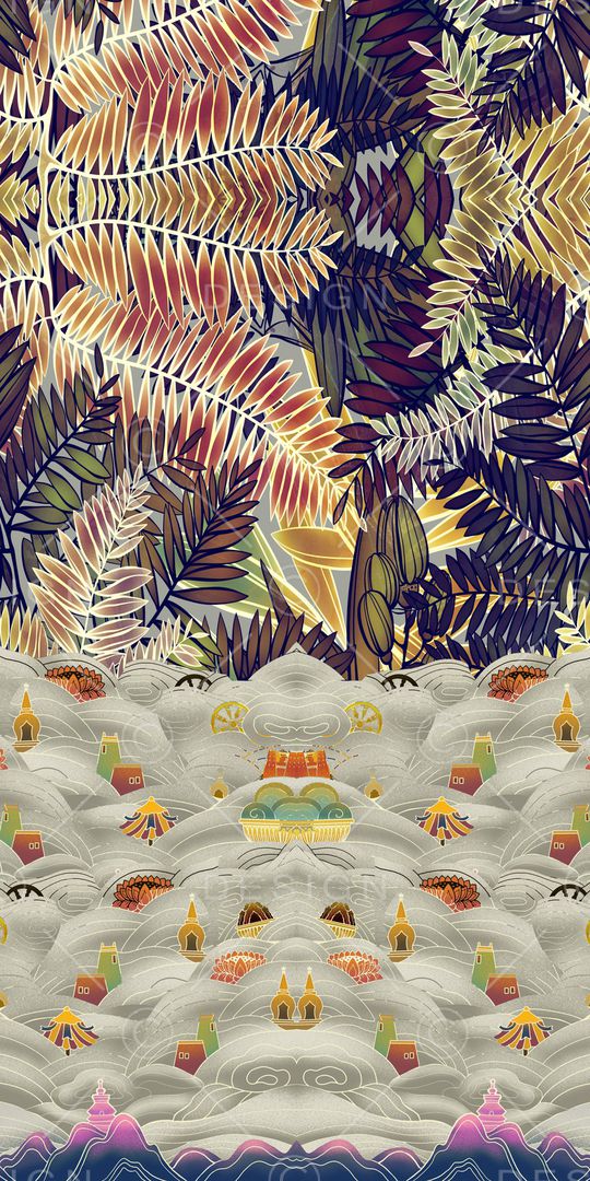 定位花印花华亿平台图片