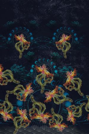 定位花印花华亿平台图片