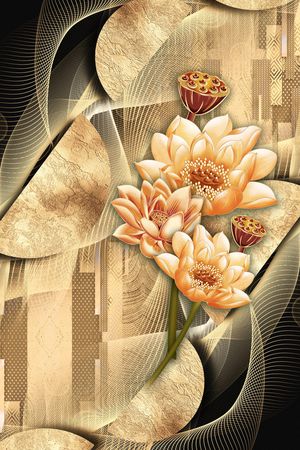 定位花印花华亿平台图片