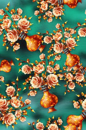 香云纱印花华亿平台图片