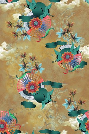 香云纱印花华亿平台图片