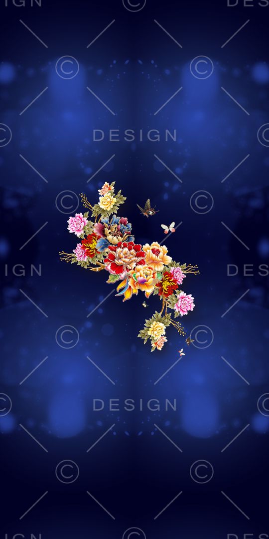 定位花印花华亿平台图片