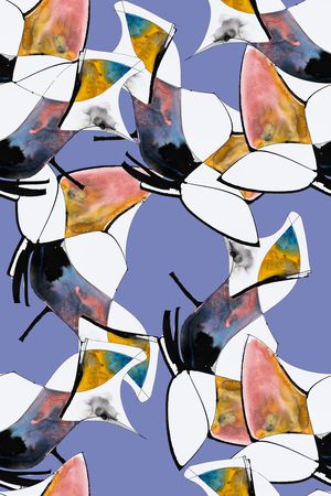 几何印花华亿平台图片