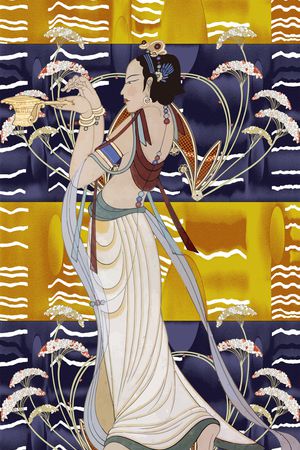 抽象印花华亿平台图片