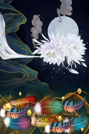 抽象印花华亿平台图片