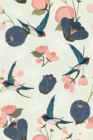 动物花卉印花华亿平台图片