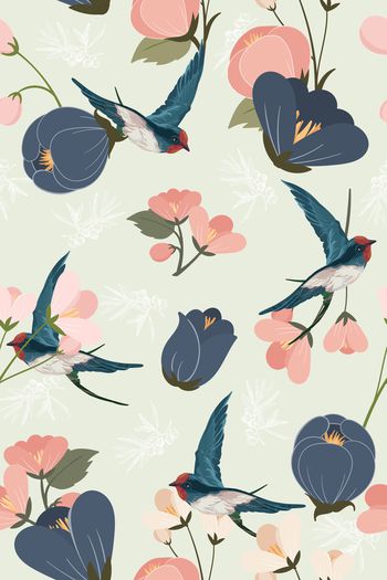 动物花卉印花华亿平台图片