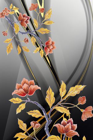 定位花印花华亿平台图片